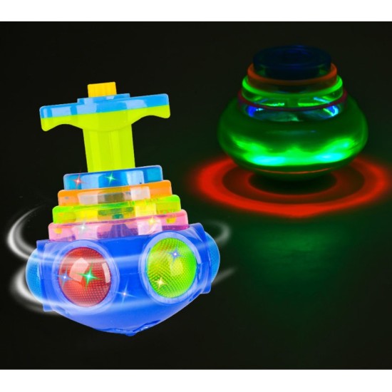 LED Lighting Spinning Lattu For Kids