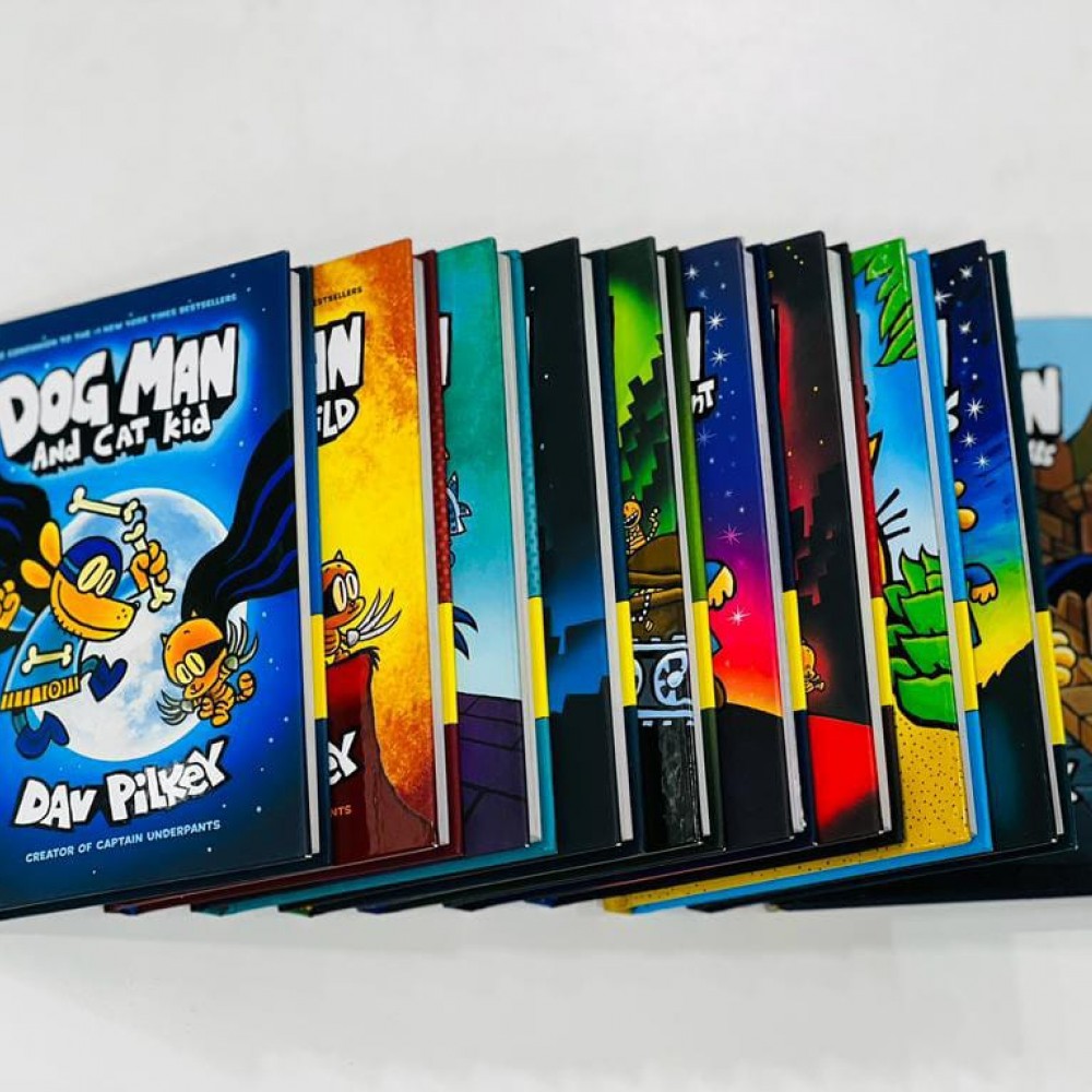 Dog Man Series By Dav Pilkey Books of Dav Pilkey Dog Man Series